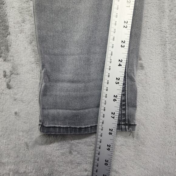 Maurices Jeans Women 1/2 Gray Mid Rise Skinny Ankle Stretch Distressed Casual - Picture 10 of 12